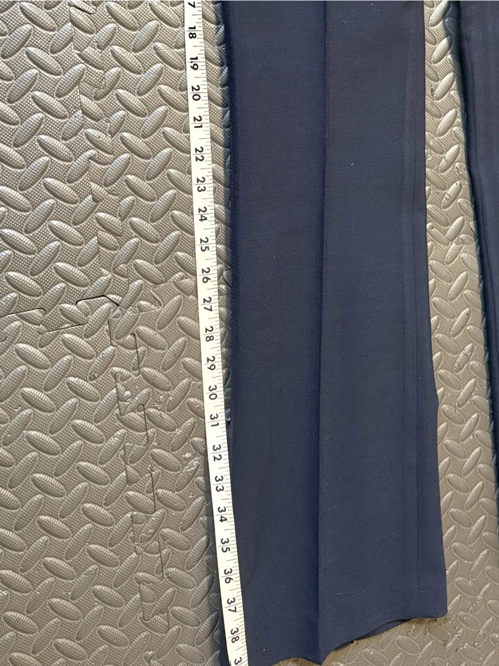 Tory Burch Navy Flared Dress Pants